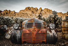 Junk Car In Desert