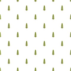 Poster - sequoia leaf pattern seamless in flat style for any design