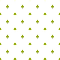 Poster - Poplar leaf pattern seamless in flat style for any design