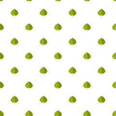 Poster - aspen leaf pattern seamless in flat style for any design