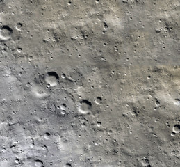 Wall Mural - moon surface. realistic 3d render of moon and space. space and planet. satellite. nebula. stars. ele