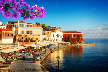 habour of Chania, Crete, Greece