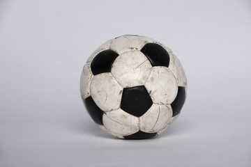 Soccer football ball studio atelier white background