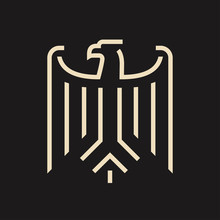 Abstract Minimal Eagle Logo