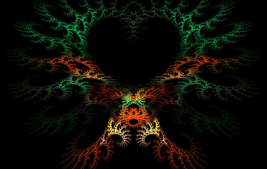 Abstract fractal background 
