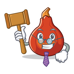 Sticker - Judge red kuri squash mascot cartoon