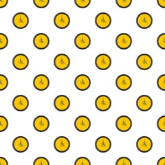 Poster - Clock deadline pattern seamless in flat style for any design