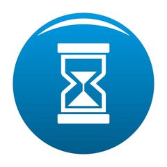 Poster - Cursor loading element icon vector blue circle isolated on white background 