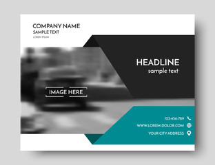 Wall Mural - Business Brochure design, Presentation template . Modern technology Leaflet layout, vector corporate identity poster, eps10