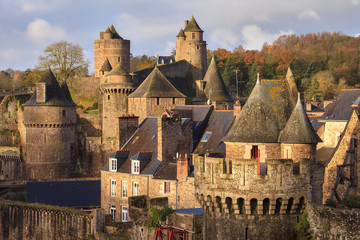 Wall Mural - Château de Fougères, Bretagne 