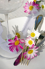 Wall Mural - Happy Easter, Happy Birthday, Happy Valentines Day: Romantic place setting for lovers :)