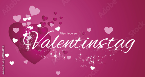 Happy Valentines Day German Language Alles Liebe Zum