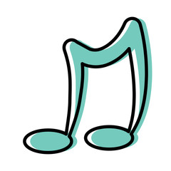 Sticker - Musical note icon