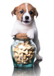 Jack Russell Terrier and food