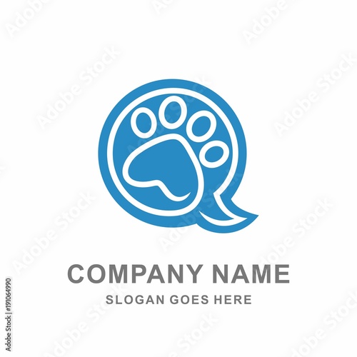 Chat Company Dog Care Pet Animal Shop Communication Bubble Food