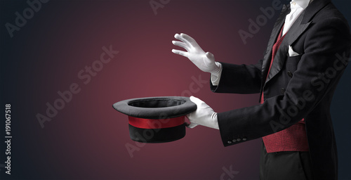Fotografía Illusionist hand want’s to conjure something