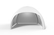  Pop Up Dome Spider Inflatable Advertising Arch White Blank Tent. 3d render illustration.