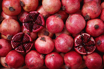 Wall Mural - Pomegranates Packed in Shipping Crate