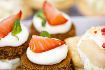 Poster - Plate of fruit dessert