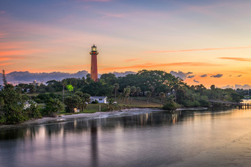 Wall Mural - Jupiter Inlet Light House