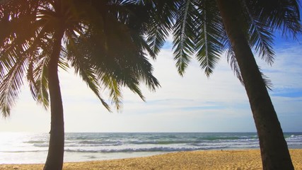 Wall Mural - Tropical Beach Paradise in Phuket, Thailand. Footage 4k