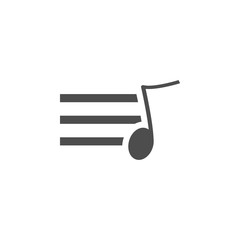 Poster - sign musical sheet icon. Elements of web icon. Premium quality graphic design icon. Signs and symbols collection icon for websites, web design, mobile app