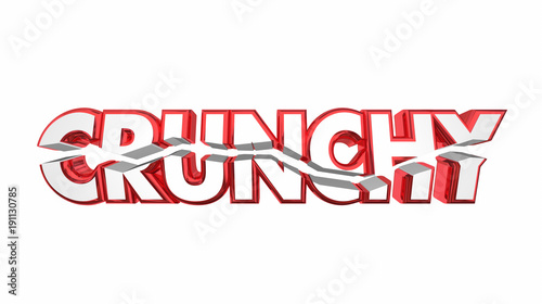 Cuadros en Lienzo Crunchy Broken Word Rough Challenging 3d Illustration