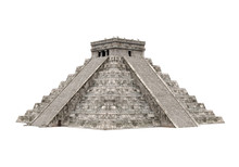 Mayan Pyramid Isolated