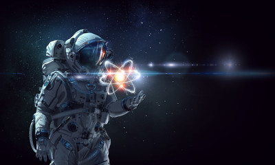 Wall Mural - astronomy as a science. mixed media
