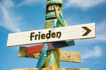 Schild 282 - Frieden