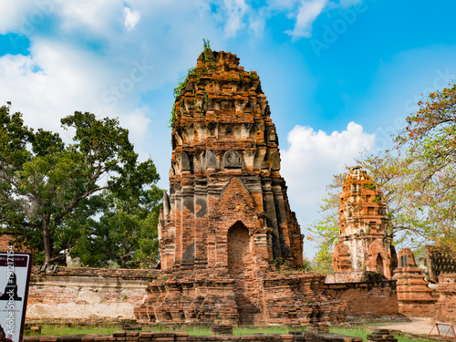 Plakat Pozostaje sceneria Ayutthaya