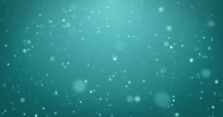 Wall Mural - loop moving blue particles background