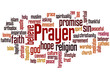 © kalpis - Prayer word cloud concept