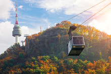 Cable Car To Seoul N Tower