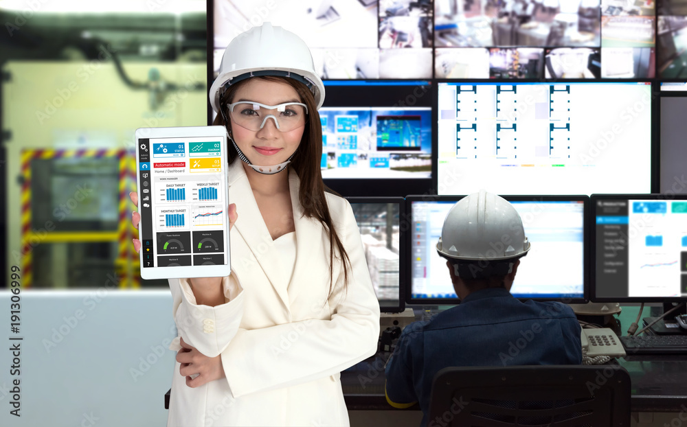 Process Control room and Industrial Automation in industry 4.0 ...