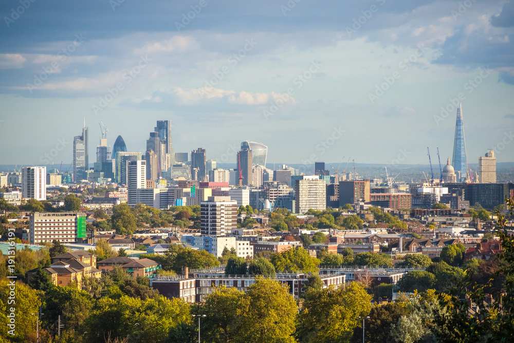 Skyline from Hampstead Heath