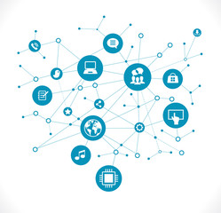 Poster - Social network communication in the global computer networks
