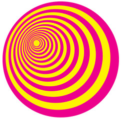 Poster - Yellow Pink circles