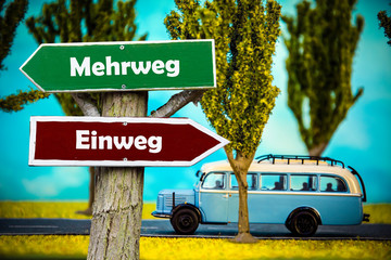 Wall Mural - Schild 308 - Mehrweg