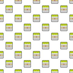 Poster - calendar pattern seamless in flat style for any design