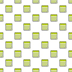 Poster - calendar deadline pattern seamless in flat style for any design