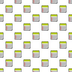Poster - calendar office pattern seamless in flat style for any design