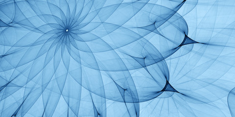 blue abstract ornament