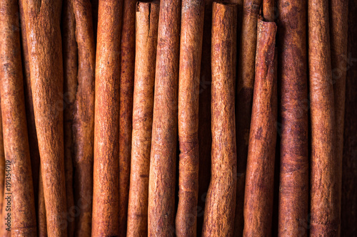 Fotografía sticks of cinnamon, close-up