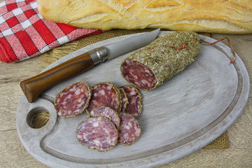 Poster - saucisson aux herrbes