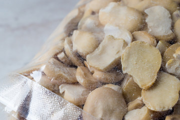 Broad Beans in Plastic Package