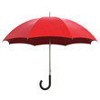 Roter Regenschirm isoliert weißer Hintergrund