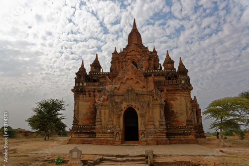 Plakat Ruiny świątyni równiny Bagan