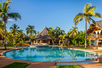 Wall Mural - Tropical swimming pool