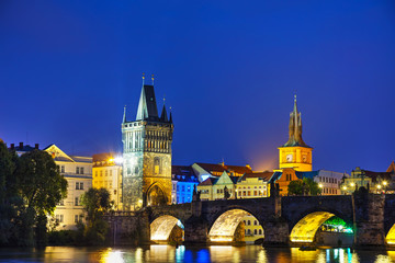 Wall Mural - Overview of Prague, Czech Republic